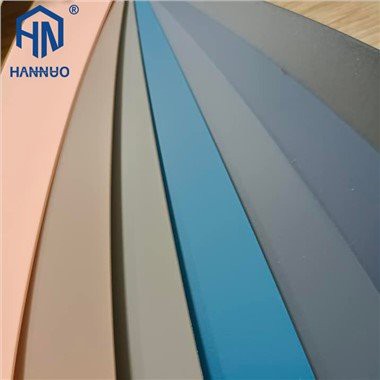 Bandas de borde de PVC de color sólido