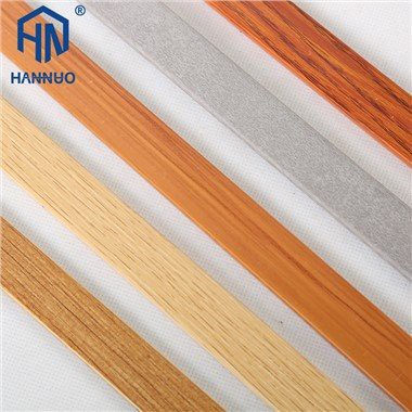Bandas de borde de PVC de grano de madera